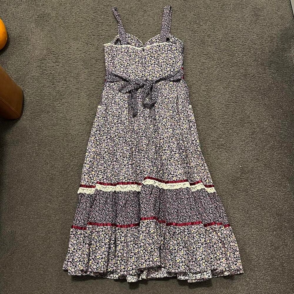 Vintage Gunne Sax Prairie Midi Dress - Picture 3 of 7